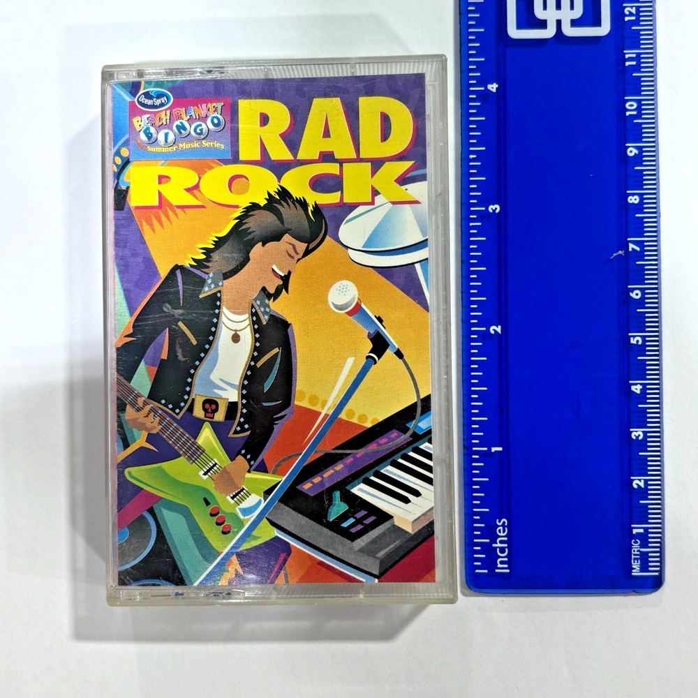 Rad Rock Various Artists Cassette Tape Ocean Spray Beach Blanket Bingo 1992 VTG